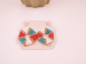 Elegantes Aretes en Miyuki